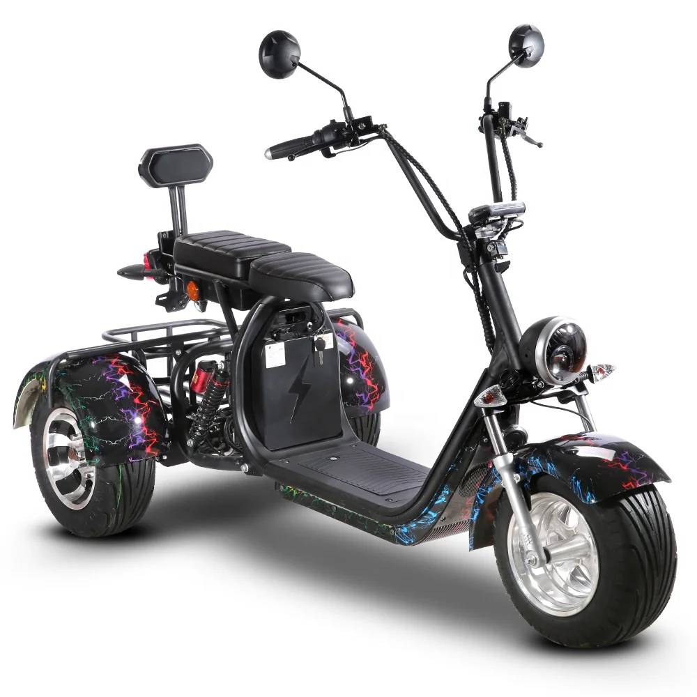 

Dogebos Capacity Powerfully Long Range Cheap Mobility Trikes 3 Wheels Electric Tricycle Citycoco Scooters Adult