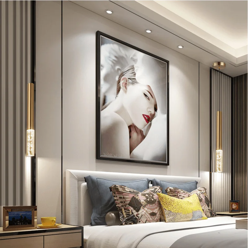 Светодиодная люстра с двойным источником света приглушаемый светильник AC85-260V COB 7