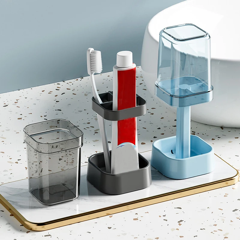 Набор Держателей Для Зубных Щеток С Органайзером Пар Компактный Дизайн Декор