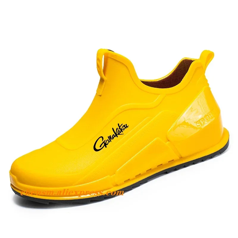 Gamakatsu/Новая модная непромокаемая обувь мужские спортивные резиновые сапоги
