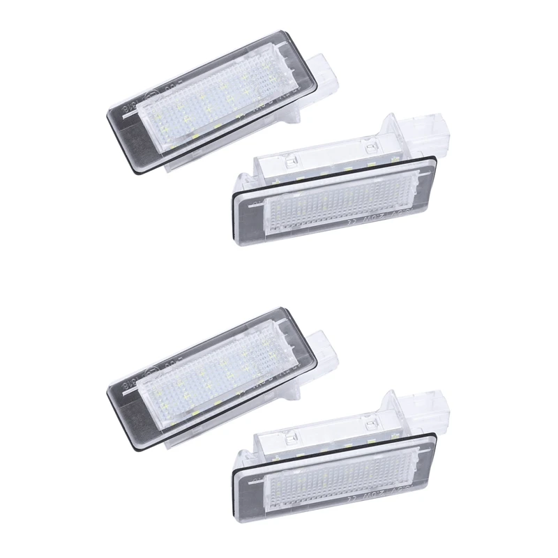 

2X Автомобильные светодиодные лампы для номерного знака для Renault Espace Mk4 Scenic Mk2 Laguna 2 Dacia Duster лодgy Logan Mcv Iii