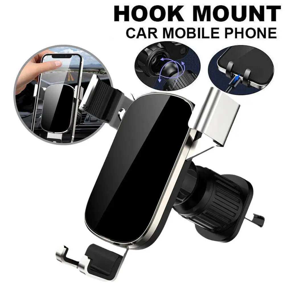 

Gravity Car Phone Holder Car Air Vent Clip Mount Mobile Cell Stand Smartphone GPS Support For 4.7-6.7 Inch Mobile Devices