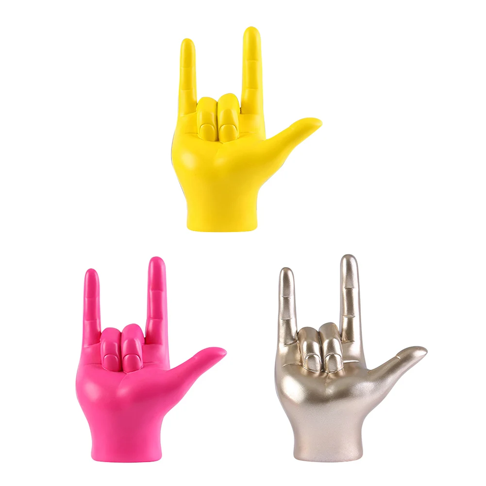 

Креативная статуя из смолы с жестами любви, статуэтка с абстрактной ручкой для любви, статуэтки, художественные аксессуары, декор для свадь...