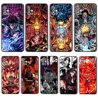cartoon anime sasuke naruto phone case for samsung galaxy a91 a81 a71 a51 5g 4g a41 a31 a21 a11 core a42 a02 a12 cover