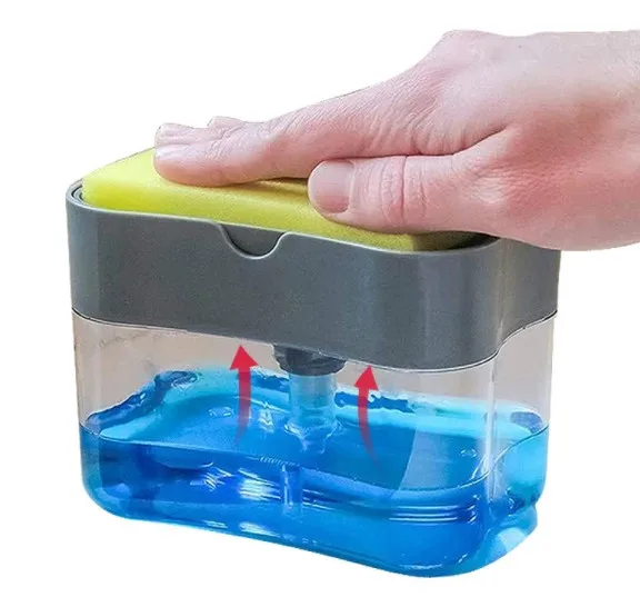 

Pump sponge bowl with pump liquid soap dispenser 380 ml