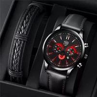2022 luxury mens business leather quartz wrist watch fashion men sports bracelet watches calendar date clock relogio masculino