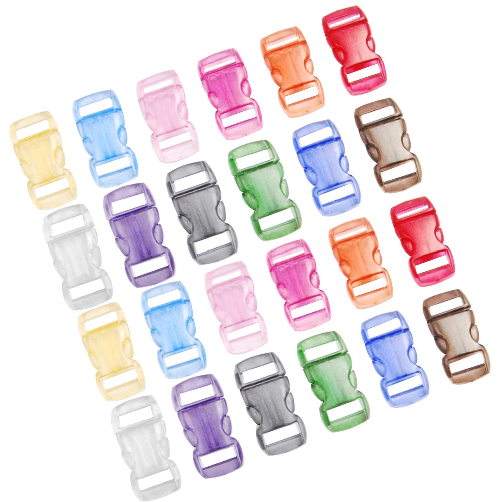 

50 Pcs Clip Buckle Backpack Accessories Plastic Webbing Release Outdoor Multicolor