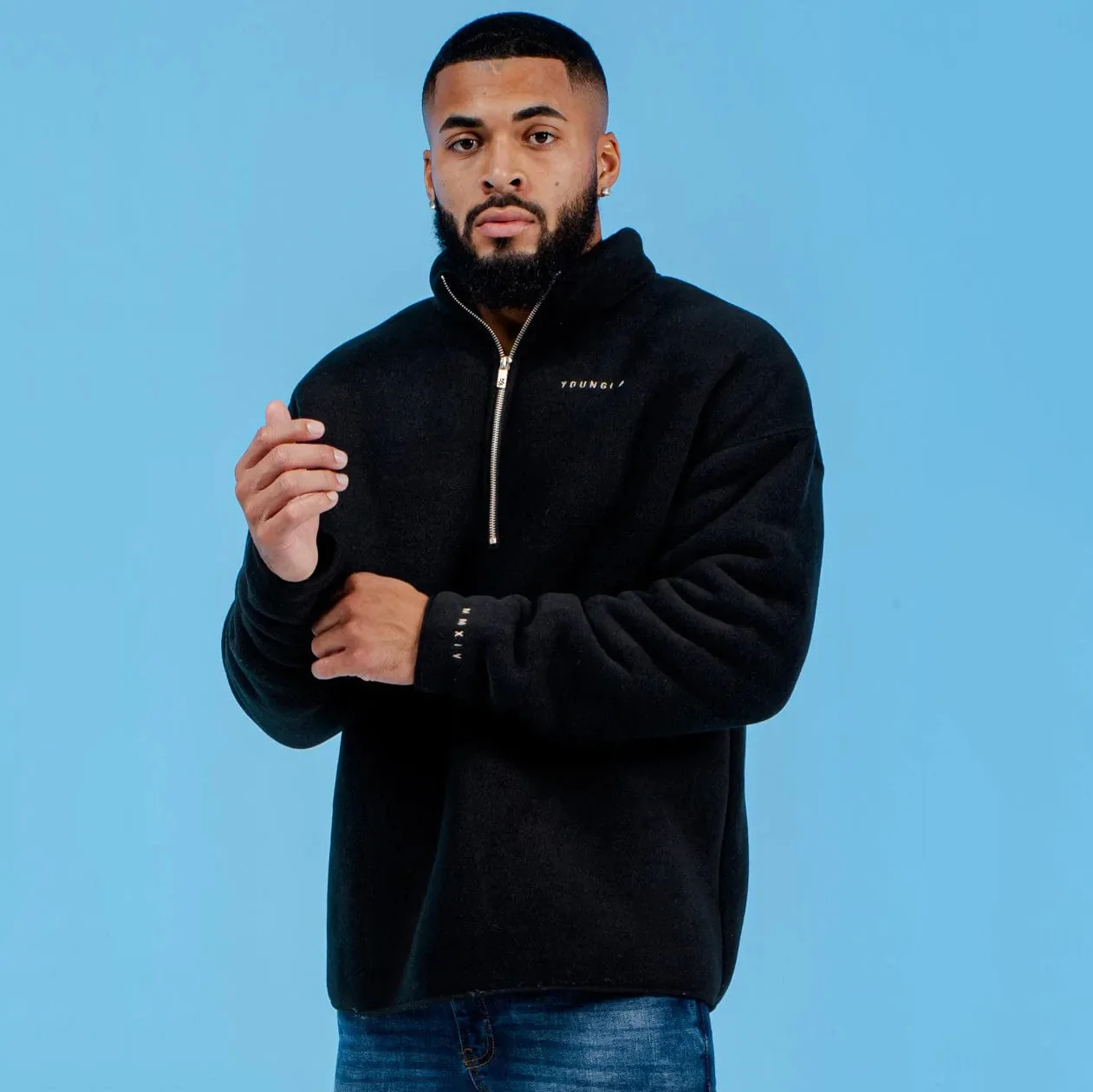 

Куртка Мужская Фланелевая с длинным рукавом, свободная двухслойная куртка на молнии, с воротником-стойкой, для занятий спортом, отдыха, бега...