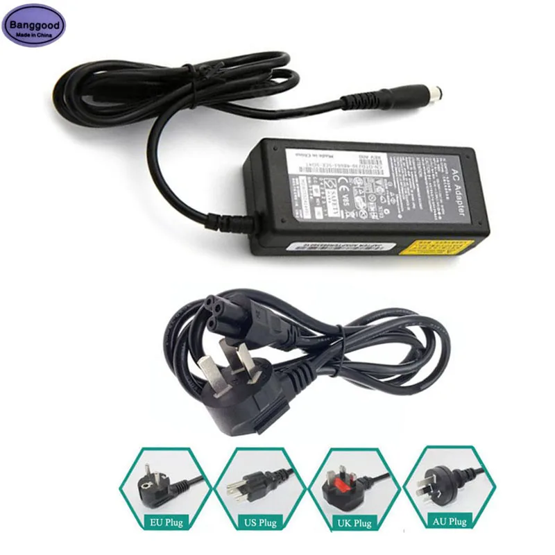 

19.5V 3.34A Octagon Tip PA-21 65W Laptop Charger w/ AC Power Cable for Dell Inspiron 1318 1440 1545 1530 1750 ADP-65AH XPS M1330