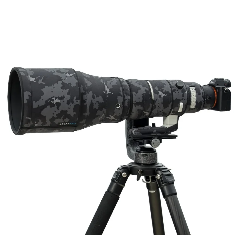 Фото ROLANPRO камуфляжное пальто для объектива Sigma 300-600 мм F4 DG OS, спортивный водонепроницаемый непромокаемый защитный чехол для объектива, чехол для телеобъектива №4