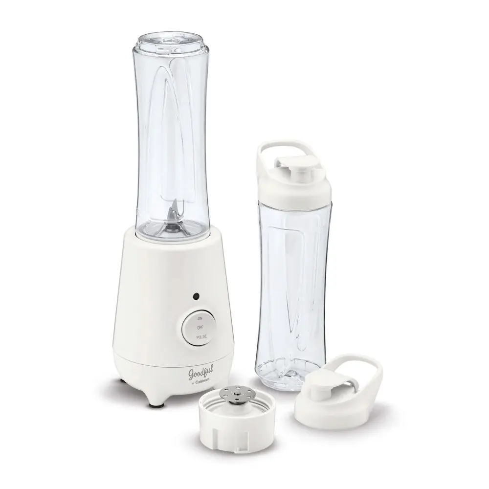

Goodful Compact To Go Countertop Blender and Travel Cup, White