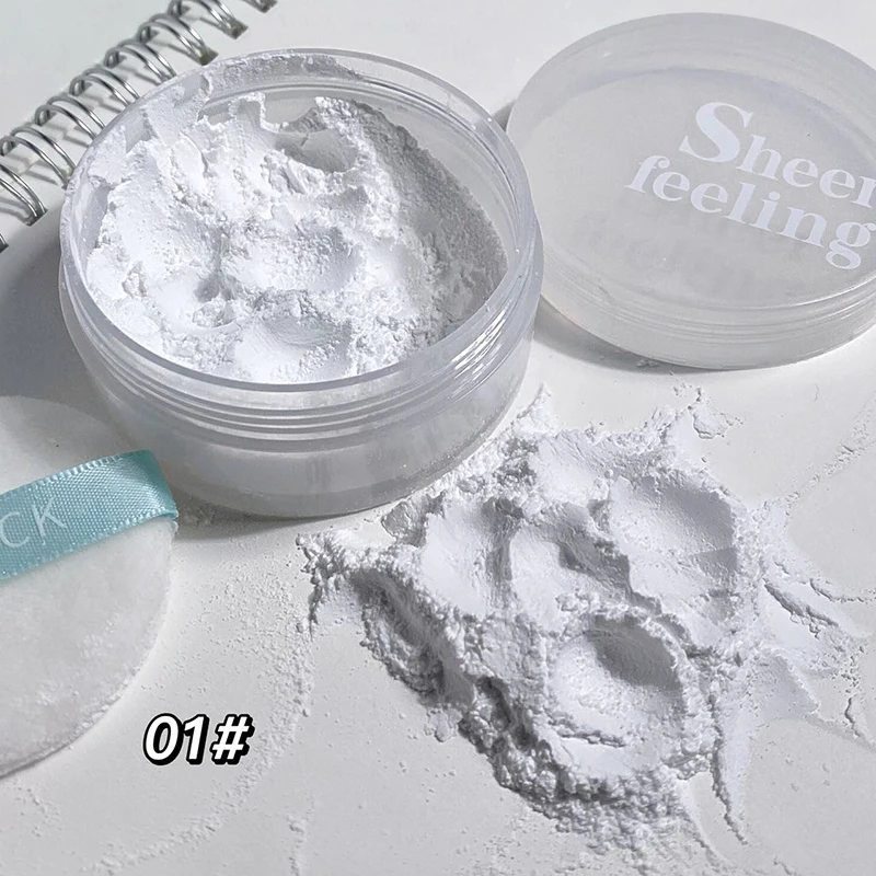 

1 Pcs Loose Powder Setting Powder Matte Long-lasting Oil Control Transparent Finishing Powder Makeup Brightening Skin Cosmetics