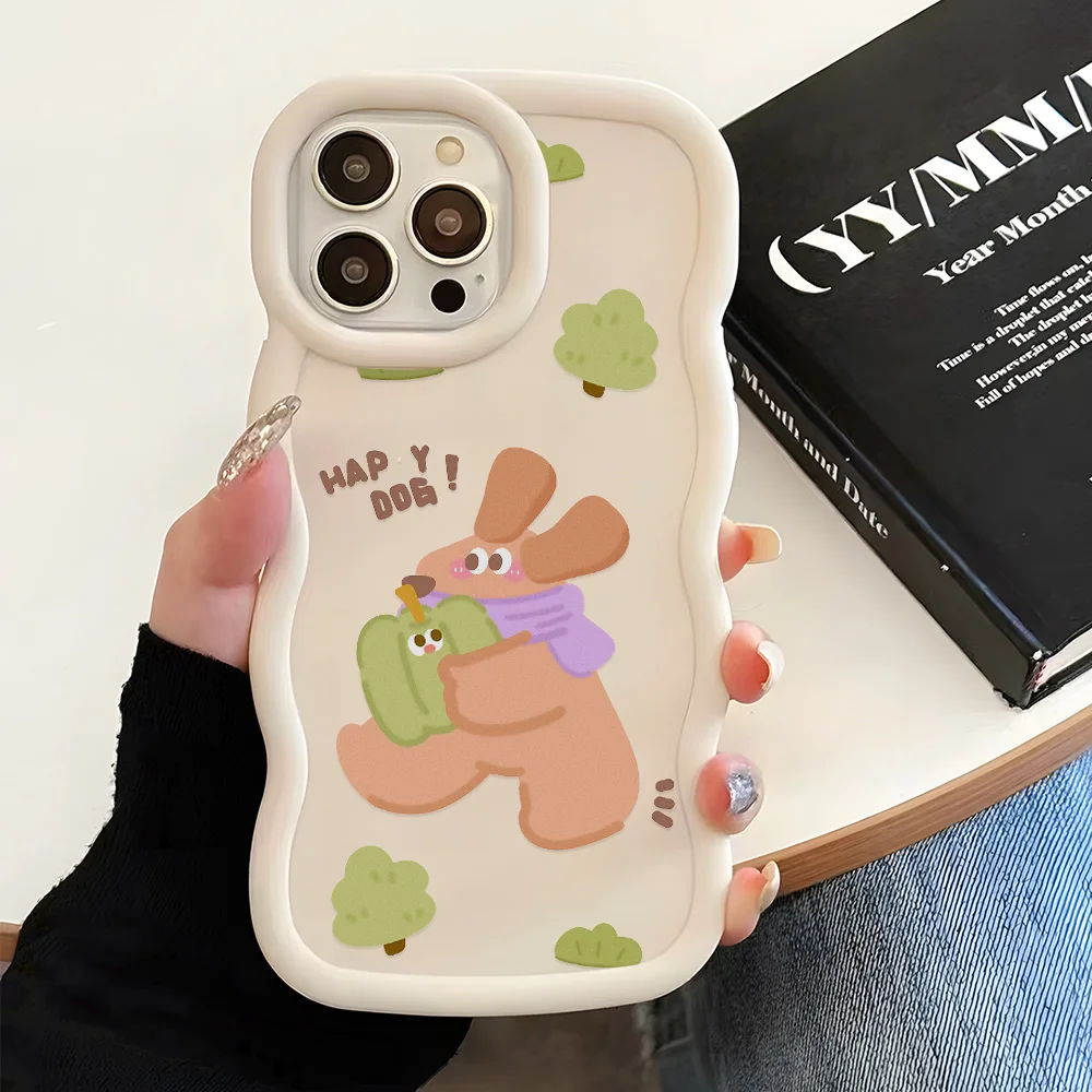 Силиконовый чехол для iPhone 11 13 14 15 12 Pro Max XR X XS 6 7 8 Plus SE 15pro 13pro с медведем кошкой