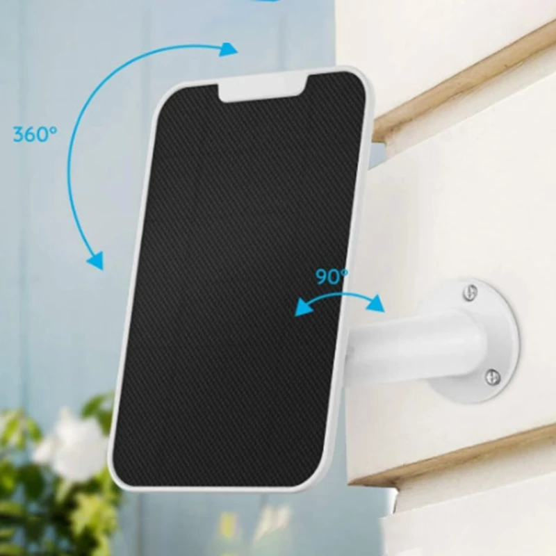 Portable Outdoor Solar Cell Waterproof Solar Panel Charger for Security Camera Camping Hiking Travel Phone Charger