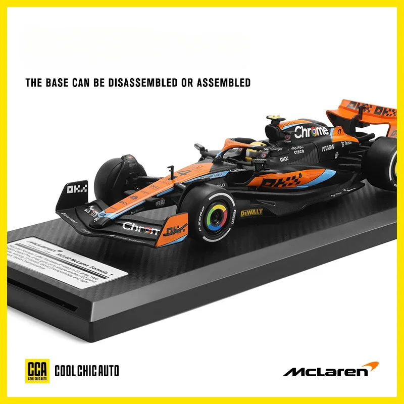 F1 MCL60 CCA Моделирование 1/24 2024 Модель гоночного автомобиля Литой под давлением