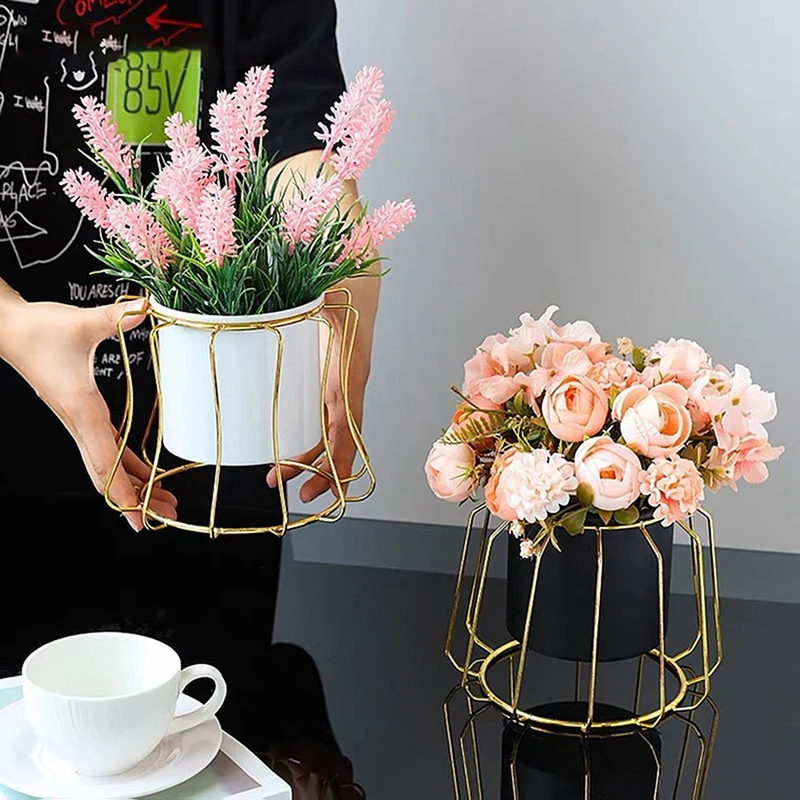 

Metal Plant Stand Rack Indoor Outdoor Flower Pot Planter Display Holder Decor