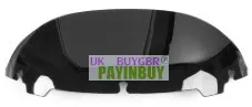 

Payinbuy Motorcycle Windscreen PC 7" Black Round For Harley-Davidsion Glide A lamp hole 2014-2022 14 15 16 17 18 19 20 21 22