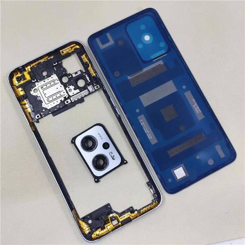 Фото BANERYPAK Средняя рамка для Xiaomi Poco X4 GT 5G, задняя крышка корпуса, панель, задняя дверца с объективом камеры, запчасти для ремонта. №2