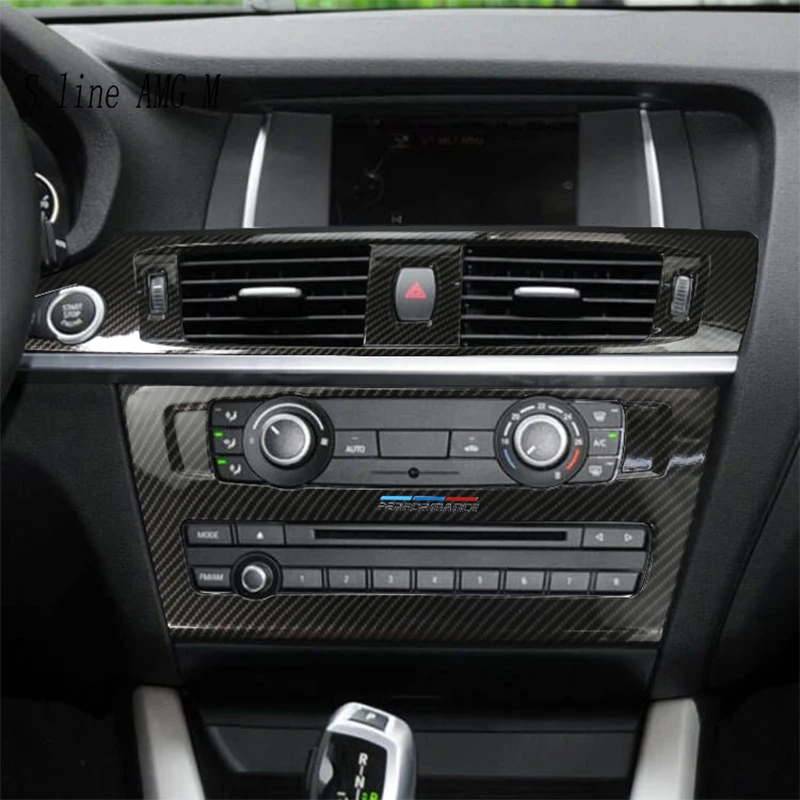 

Автомобильный Кондиционер CD двигатель START STOP Предупреждение кнопка переключения света рамка крышка наклейка Накладка для BMW X3 F25 X4 F26 2011-2017