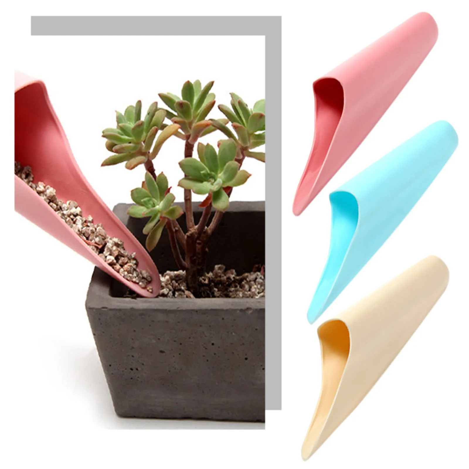 

Succulent Growing Japanese Style Bucket Shovel Plastic Garden Tools