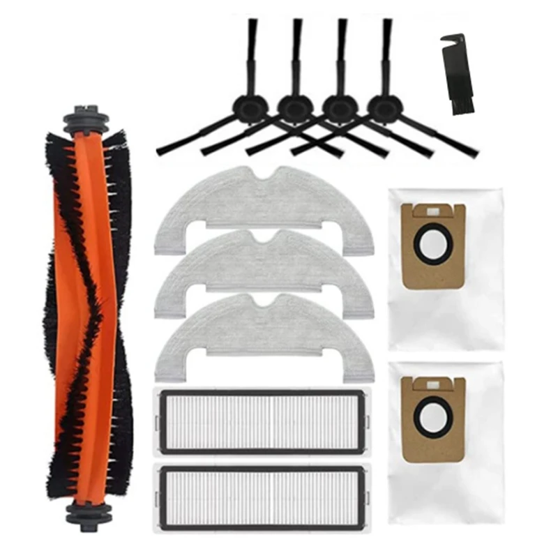 

Roller Side Brush Filter Mop Cloth Dust Bag For Dreame Bot Z10 Pro L10 Plus Robot Vacuum Cleaner Replacement Accessories