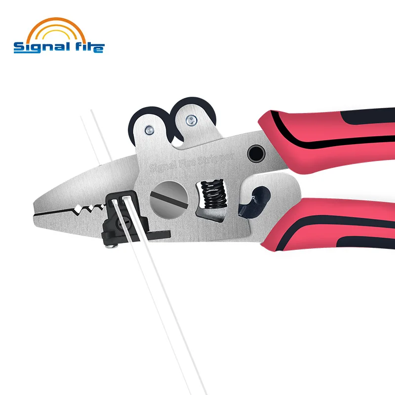 FTTH  8 in1 Optical Fiber Stripper Multifunctional optical fiber stripper Replaceable cleaning cotton ZSQ-08