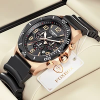 2022 fashion mens watches luxury silicone quartz wristwatch calendar luminous clock men sports casual watch relogio masculino