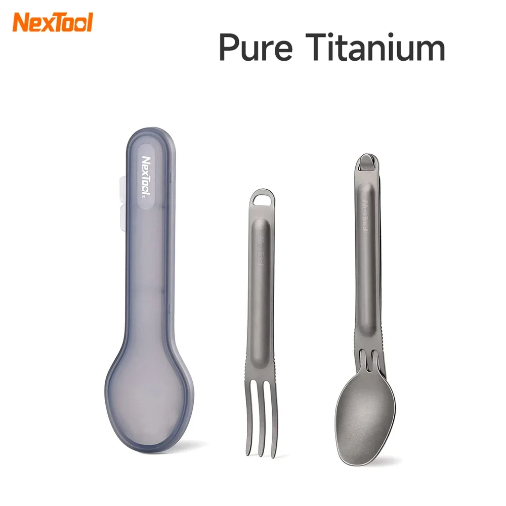 

NexTool Вилка Ложка 2-в-1 из титана