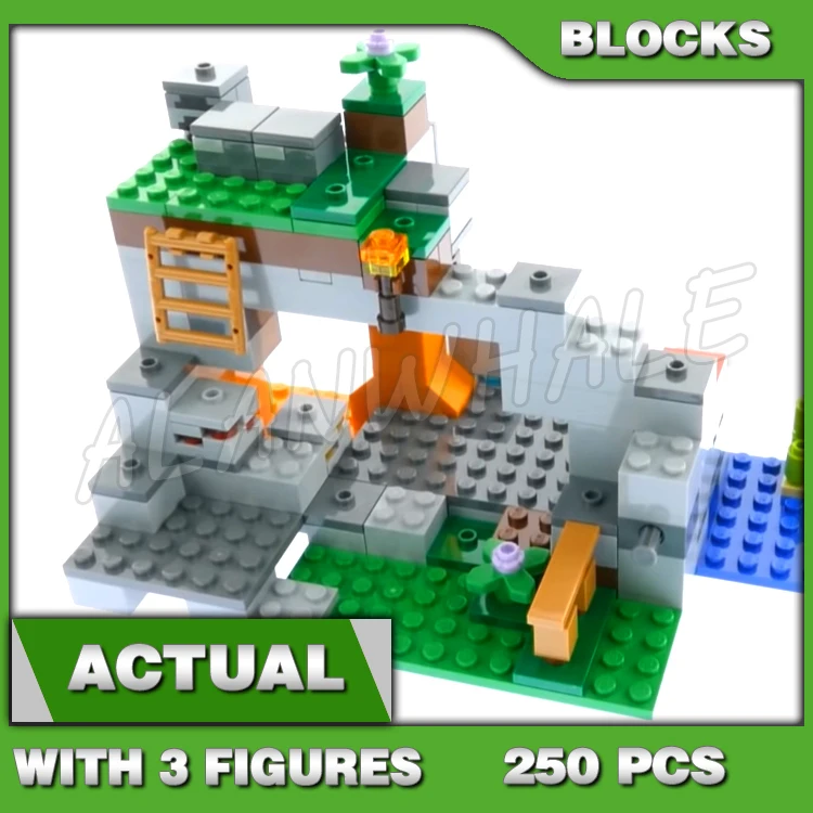 

250 шт. игровая лестница My World с функцией дробеструйной обработки, 10810 строительные блоки, игрушки, совместимые с моделью
