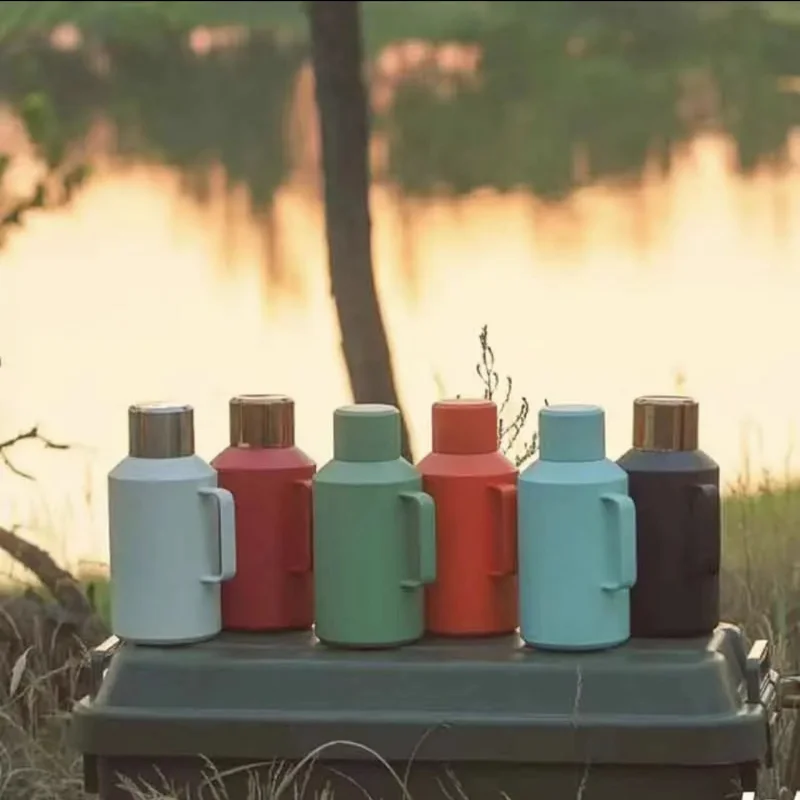 

Маленький стальной пистолет, чайник для ручной клади, путешествий, кемпинга, бытовой чайник из нержавеющей стали 316 с изоляцией кипящей воды