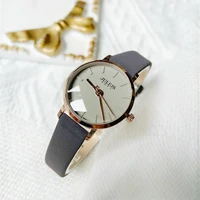 julius female students small simple watch temperament 2021 new summer small dial niche light luxury ladies watches leather band