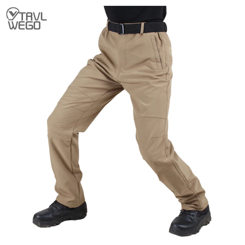 Trvlwego Мужские Тактические Походные Брюки Зимние Водонепроницаемые Ветрозащитные