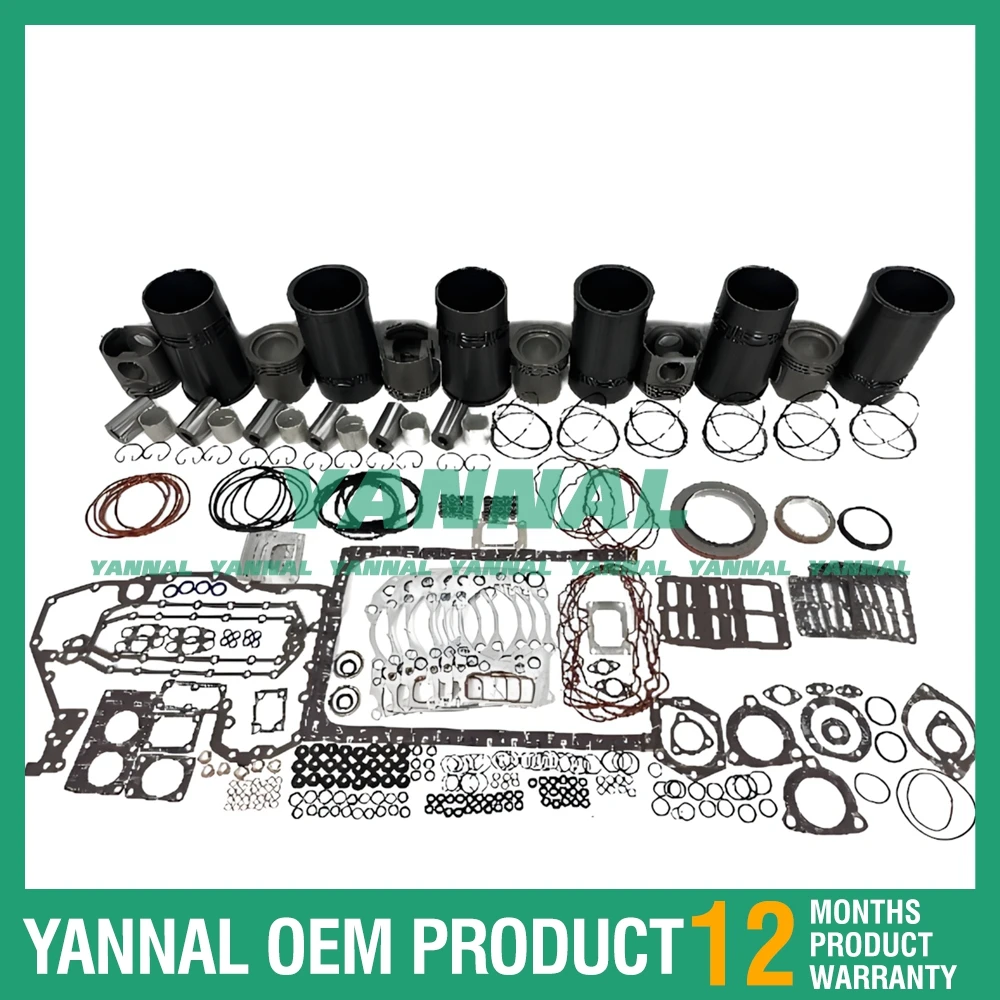 Высококачественный комплект гильз цилиндра QSK23 с набором прокладок 4095489 4089357 4095490