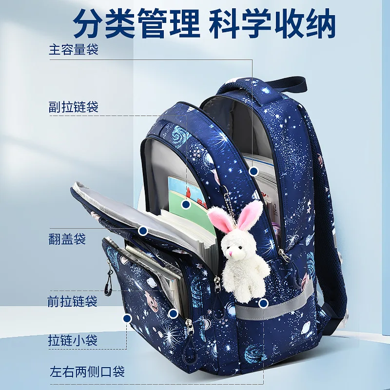 Korean Cute School Bags Senior Grade 1-3-6 Mochilas for Girls rinting Children Bag Pack Primary High School Students Backpacks
