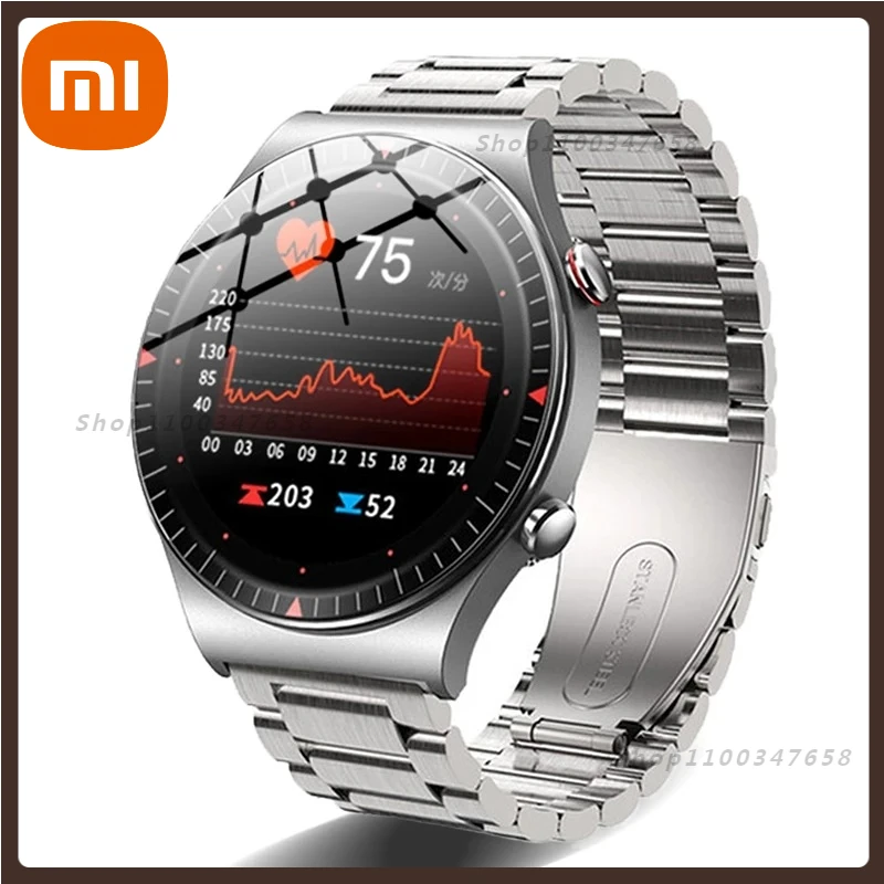 

Xiaomi Bluetooth Call Smart Watch Men Memory Card Music Player Smartwatch for Android Ios Phone Recording Sport Fitness Tracker