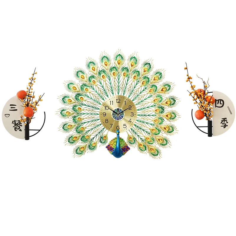 Бесшумные эстетические настенные часы цифровые роскошные художественные для