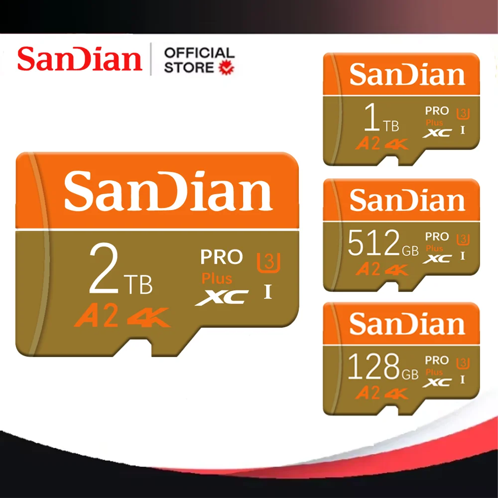Карта памяти Micro SD класс 10 128 ГБ 1 ТБ