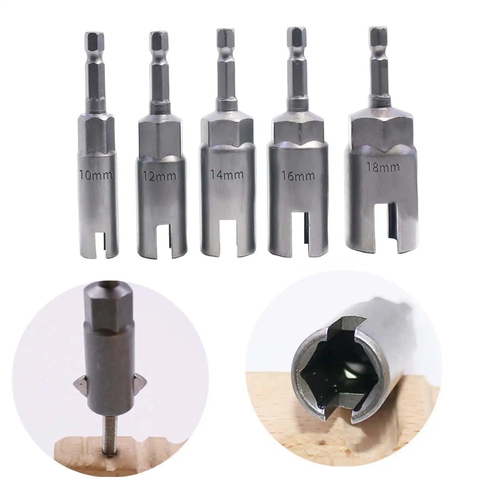 

Butterfly Socket Wrench Wing Nuts Driver Slot Wing Nuts Drill Bit for Installing Shutters, Screws Eye