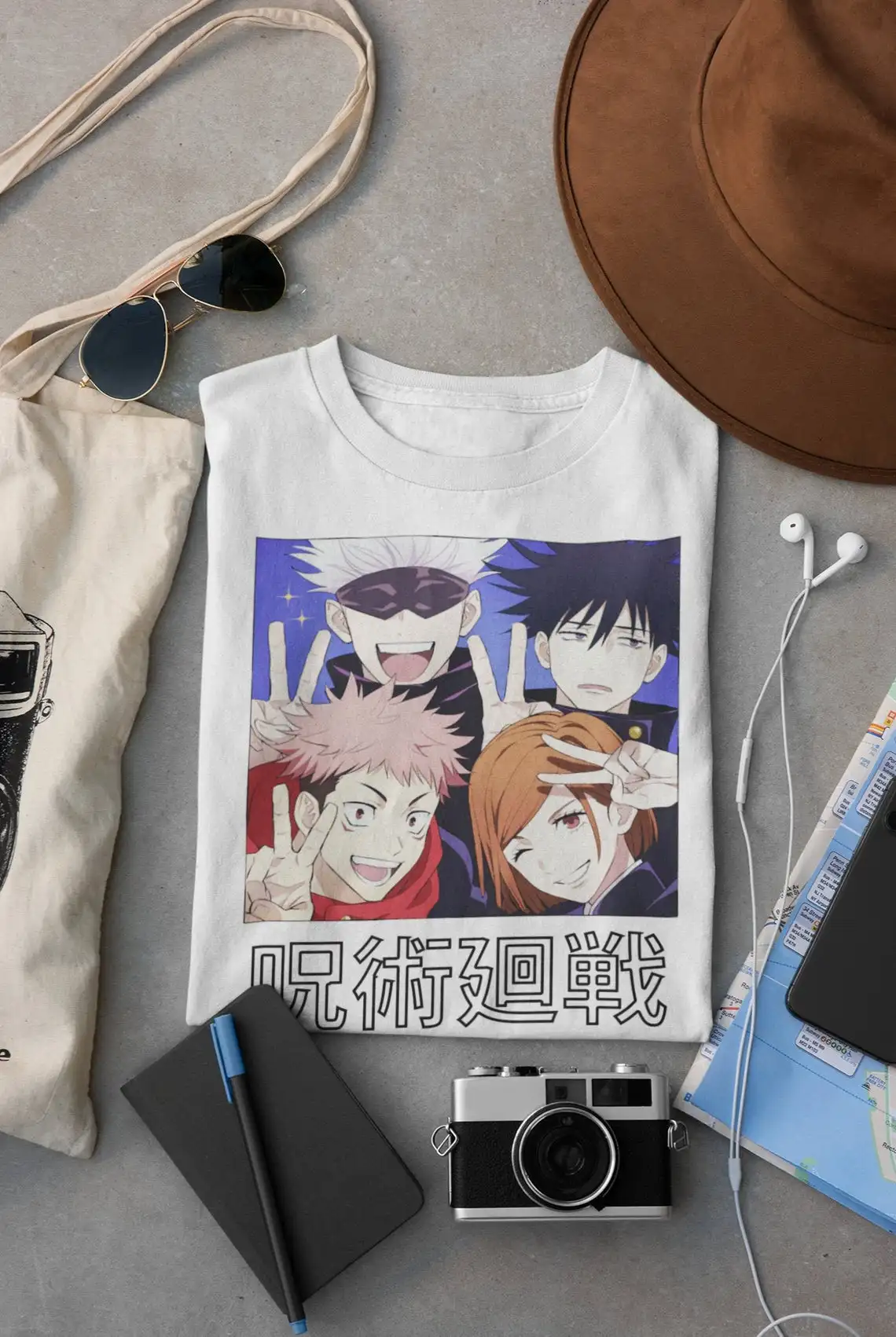 

Jujutsu Kaisen Satoru Gojo Tshirt, Yuji Itadori, Megumi Fushiguro, Ryomen Sukuna, Nobara Kugisaki, Jk Anime Manga Unisex T-shirt
