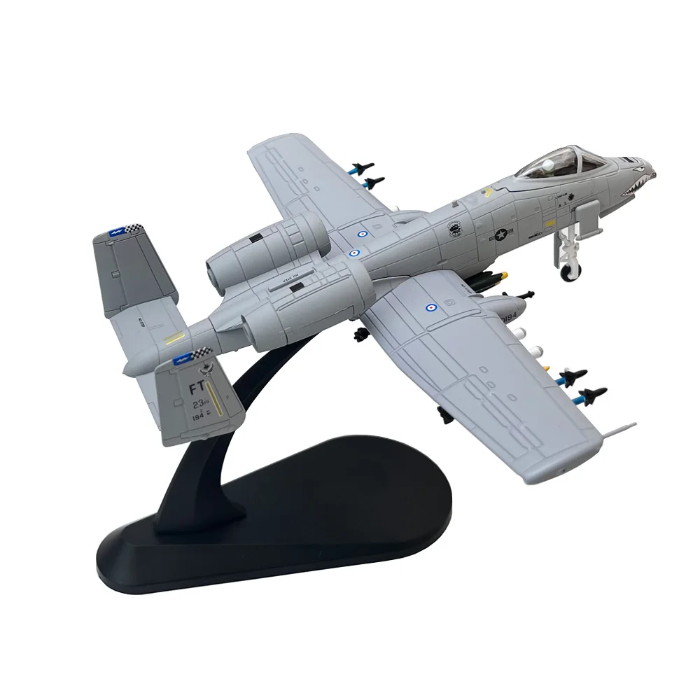 Масштаб 1:100 US A-10 A10 Thunderbolt II атака истребитель литой под давлением металлический