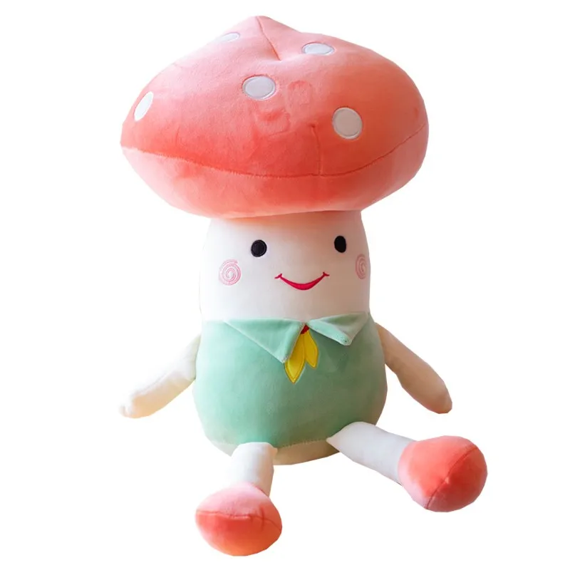 

New 1PC 20CM-70cm Lovely Huggable Cartoon Mushroom Shaped Pillow Stuffed Soft Back Cushion Funny Gifts For Kids Birthday