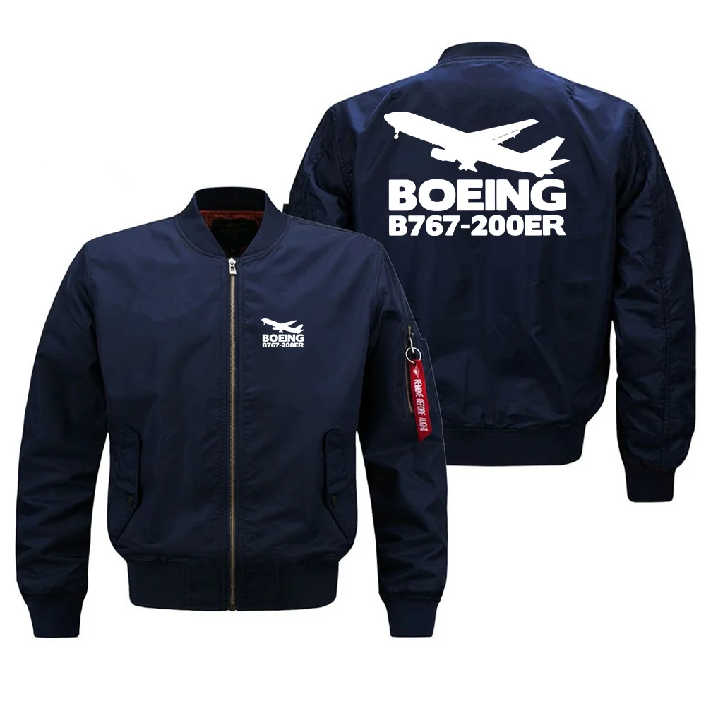 The Boeing B767-200ER Aviation Military Outdoor Flight Men Ma1 Bomber Jacket Windproof Man Baseball Coats Clothing