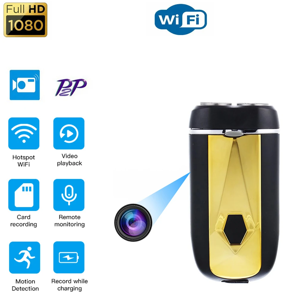 Wifi Wireless Ip Camera Portable Motion Detection Micro Camcorders