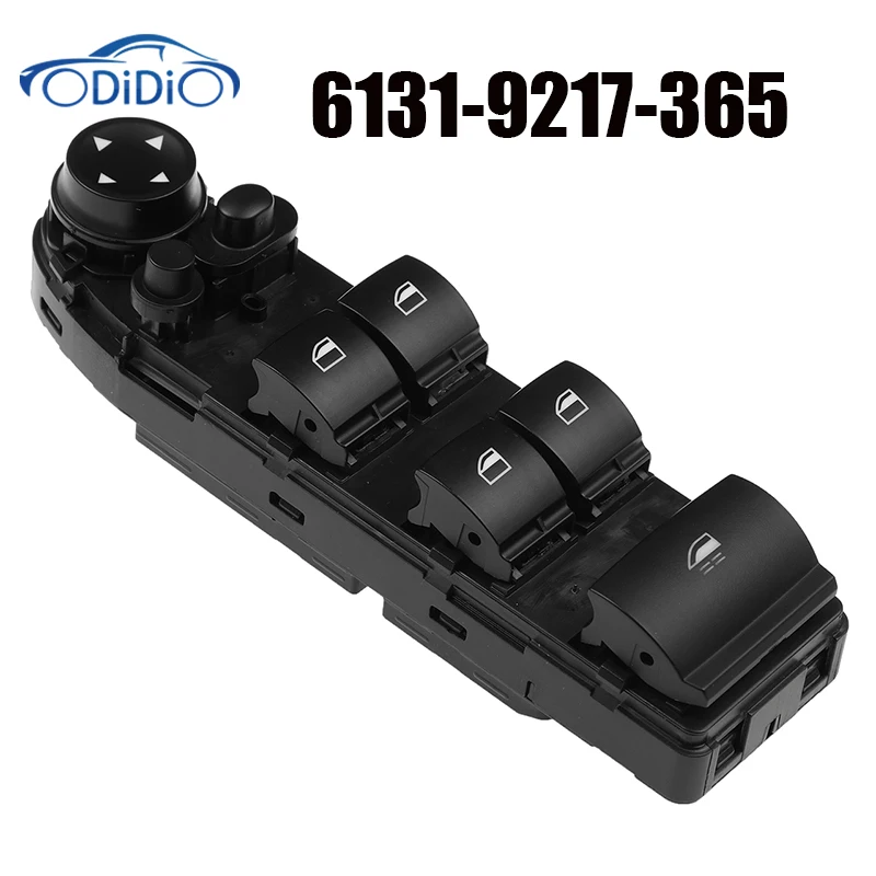 

ODiDiO Master Power Window Switch 6131-9217-365 61319217365 61319125322 61319180309 For BMW 3 Series E90 E91 E92 E93
