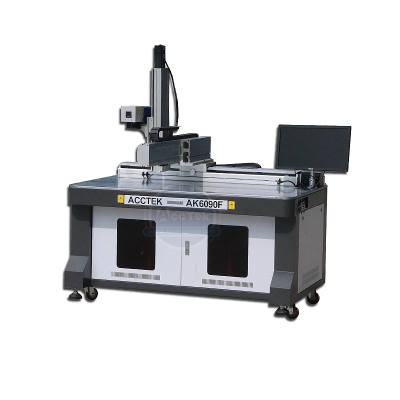 

100W 50W 30W 20W Fiber Laser Marking Machine Raycus MAX JPT 600mm *900mm Working Area for DIY Marking Metal Stainless Steel