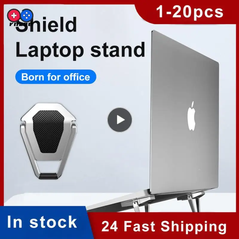 

Adjustable Desktop Laptop Stand Anti-slip Design No Shaking Folding Stands Good Stability Invisible Laptop Stand For Macbook