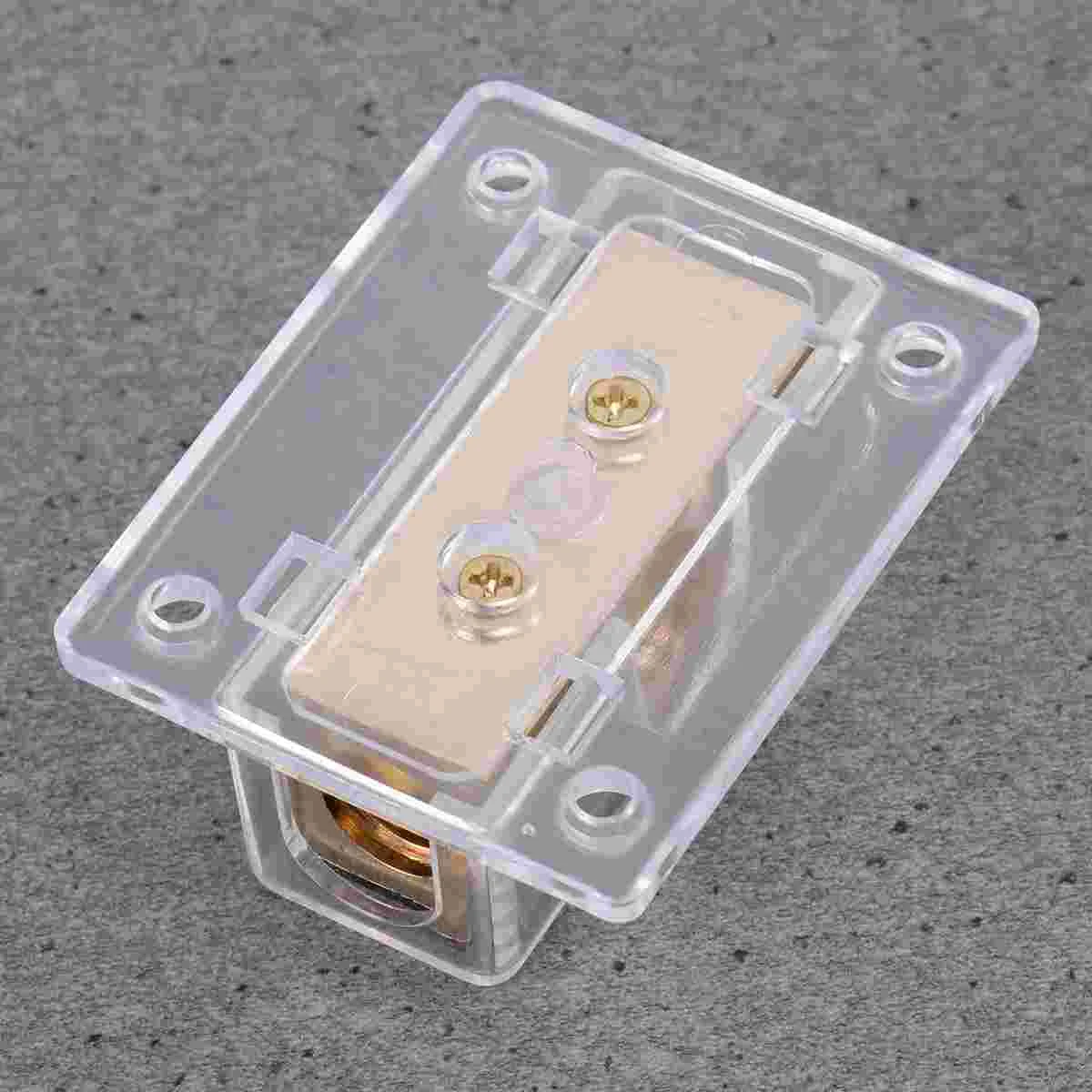 

1PC Car Ground Divider Practical Sturdy Car Fuse Holder Car Plated Fuse