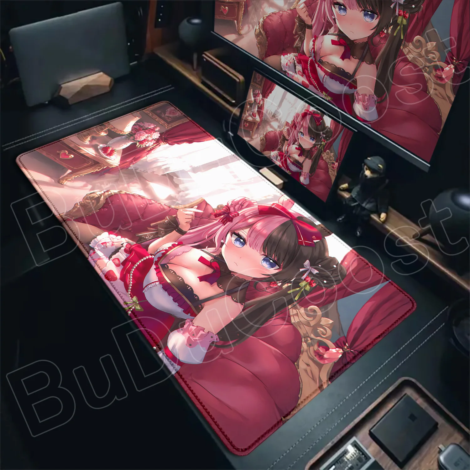 Фото Коврик для мыши VSPO Kawaii Hinano Tachibana, большой XXL, удлиненный, резиновый, для компьютерной клавиатуры, игровые аксессуары для ПК, HD-печать, коврик для ноутбука №1