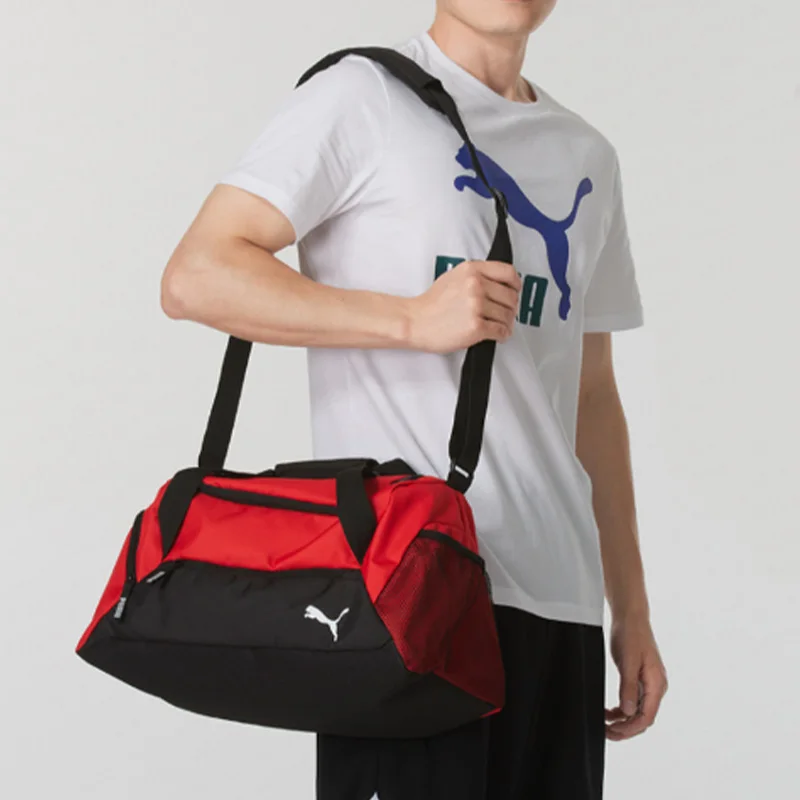 Фото Рюкзак Puma Daily Red Black, школьный рюкзак с регулируемыми лямками, легкий, прочный, вместительный, повседневный, для путешествий, городской рюкзак №2