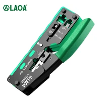 laoa network cable pliers 8p6p network tool crimping pliers palm sized network pliers multi functional wire stripper